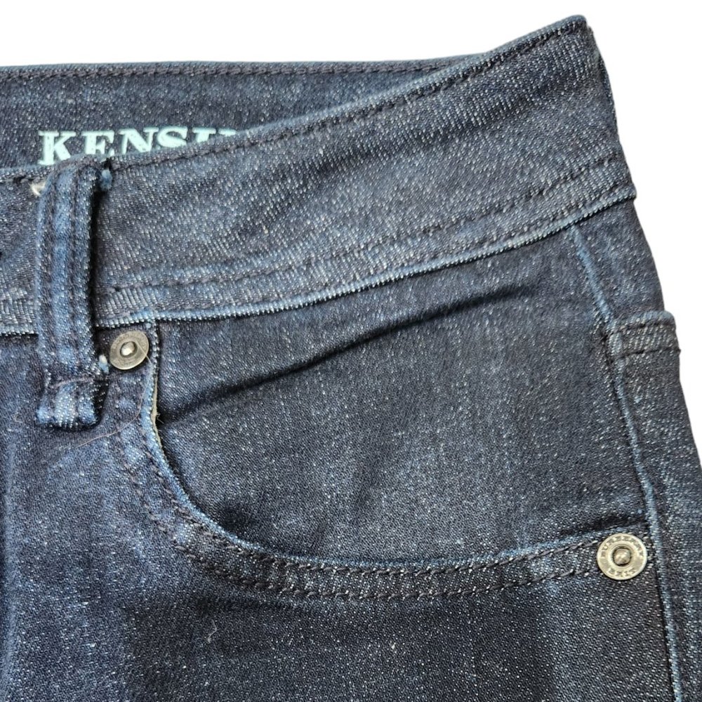 Burberry Brit Women’s Skinny Slim Kensington Mid-Rise Dark Wash Denim Size 24 - Picture 5 of 13